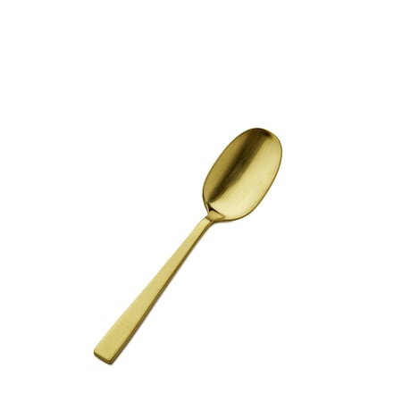 Bon Chef Roman, Soup/Dessert Spoon, Matte Finish, 18/10, 6.25" - Gold Matte , set of 12 S3703GM